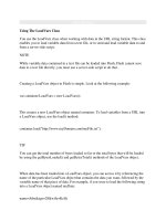 Tài liệu Using The LoadVars Class ppt