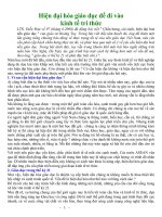 Tài liệu Hiện đại hóa giáo dục để đi vào kinh tế tri thức docx