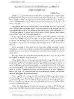 hoc thuyet keynes va van den chong suy giam kinh te VN 