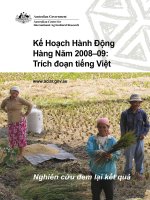 Tài liệu Kế Hoạch Hành Động Hàng Năm 2008–09: Trích đoạn tiếng Việt pdf