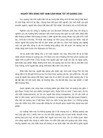 Tài liệu NGƯỜI TIÊU DÙNG VIỆT NAM CẢM NHẬN TỐT VỀ QUẢNG CÁO pdf