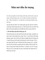 Tài liệu Màn mở đầu ấn tượng docx