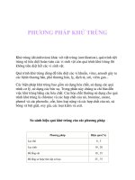 Tài liệu phương pháp khử trùng docx