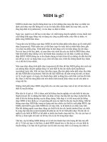 Tài liệu MIDI là gì? pptx