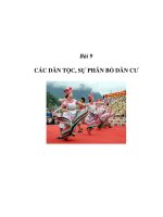 Tài liệu CÁC DÂN TỘC, SỰ PHÂN BỐ DÂN CƯ doc