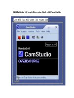 Tài liệu Ghi lại toàn bộ hoạt động màn hình với CamStudio doc