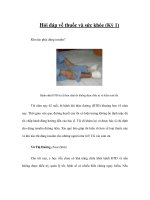 Tài liệu Hỏi đáp về thuốc và sức khỏe (Kỳ 1) docx