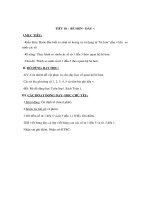 Tài liệu Tóan 1 - TIẾT 10 : BÉ HƠN - DẤU pptx