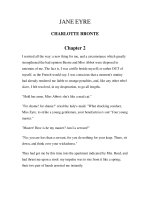 Tài liệu LUYỆN ĐỌC TIẾNG ANH QUA TÁC PHẨM VĂN HỌC-JANE EYRE -CHARLOTTE BRONTE - Chapter 2 pptx