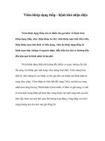 Tài liệu Viêm khớp dạng thấp - bệnh khó nhận diện pdf