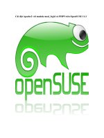 Tài liệu Cài đặt Apache2 với module mod_fcgid và PHP5 trên OpenSUSE 11.2 docx