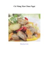 Tài liệu Củ Năng Xào Chua Ngọt docx