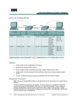 Tài liệu Lab 9.1.5a Trunking with ISL docx