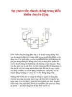 Tài liệu Sự phát triển nhanh chóng trong điều khiển chuyển động doc