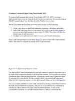 Tài liệu Creating a Command Object Using Visual Studio .NET docx