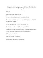 Tài liệu Đăng ký dự thi tốt nghiệp trung học phổ thông đối với giáo dục thường xuyên. pptx