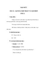 Tài liệu LỊCH SỰ KHI NHẬN VÀ GỌI ĐIỆN (Tiết 2) pptx