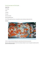 Dưa món quá ngon cho tết cổ truyền 