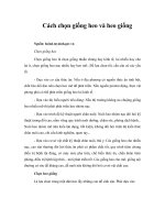 Tài liệu Cách chọn giống heo và heo giống docx