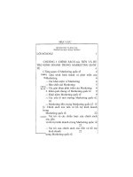 Luận văn chính sách xúc tiến và hỗ trợ kinh doanh trong marketing quốc tế và vận dụng ở việt nam 