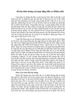 Tài liệu Đi tìm chân tướng của hoạt động đầu cơ (Phần cuối) pdf