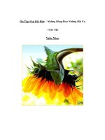 Tài liệu Âm nhạc lớp 5 - Ôn Tập H ai Bài Hát: - Những Bông Hoa Những Bài Ca - Ước Mơ Nghe Nhạc ppt