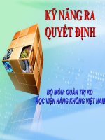Tài liệu Quản trị kinh doanh _ chương 4 ppt