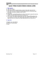 Tài liệu Quá trình hoạch định chiến lược pdf