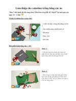 Tài liệu Làm thiệp cho valentine trắng bằng cúc áo pptx