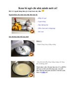 Tài liệu Kem bí ngô chỉ nhà mình mới có! pptx