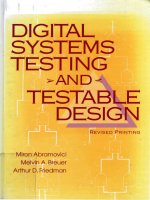 Tài liệu Digital systems testing and testable design P1 doc