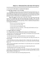 TRÌNH bày TÌNH HUỐNG rủi RO tại NGÂN HÀNG PHÂN TÍCH THỦ tục KIỂM SOÁT góp PHẦN NGĂN NGỪA và hạn CHẾ rủi RO 