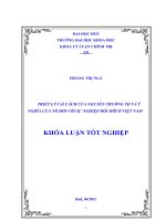 Triết lý cải cách của nguyễn trường tộ và ý nghĩa của nó dối với sự nghiệp đổi mới ở việt nam 