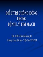 Tài liệu Điều trị chống đông trong bệnh lý tim mạch (Phần 1) ppt