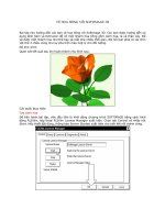 Tài liệu Vẽ hoa hồng với SOFTIMAGE 3D phần 1 docx