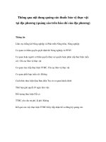 Tài liệu Thông qua nội dung quảng cáo thuốc bảo vệ thực vật tại địa phương (quảng cáo trên báo chí của địa phương) ppt