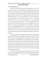 Thực trạng và triển vọng đầu tư nước ngoài vào việt nam 