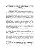 Tính thiện trong triết học phật giáo và ảnh hưởng của nó đối với việc giáo dục con người mới ở việt nam hiện nay 