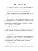 Tài liệu Giáo trình Rối Loạn Tiêu Hóa pptx