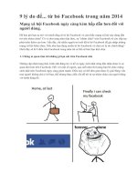 9 lý do để... từ bỏ Facebook trong năm 2014