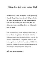 Tài liệu Chứng chán ăn ở người trưởng thành pptx