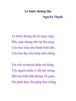 Tài liệu Lẻ bước đường thu pdf