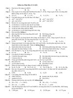 Tài liệu Kiểm tra Môn Hóa 12 (1 tiết) đề 1-2 pptx