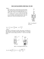 Tài liệu BÀI TẬP DAO ĐỘNG MỘT BẬC TỰ DO ppt