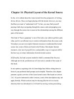 Tài liệu Linux Device Drivers-Chapter 16 :Physical Layout of the Kernel Source ppt