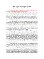 Tài liệu 5 bí quyết của chuyên gia PR doc