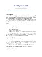 Tài liệu Trình tự xử lý tài sản của các dự án sử dụng vốn NSNN khi dự án kết thúc doc