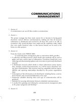 Tài liệu Project Management Professional-Chapter 18b (Answer key) ppt