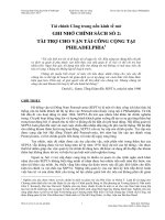 Chương trình giảng dạy kinh tế fulbright   kinh tế học khu vực công  nghiên cứu tình huống 3 tài trợ vận tải công cộng 