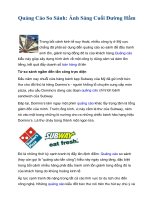 Tài liệu Quảng Cáo So Sánh: Ánh Sáng Cuối Đường Hầm pdf